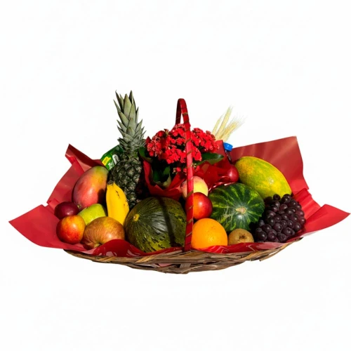 Cesta de Café da Manhã de Frutas