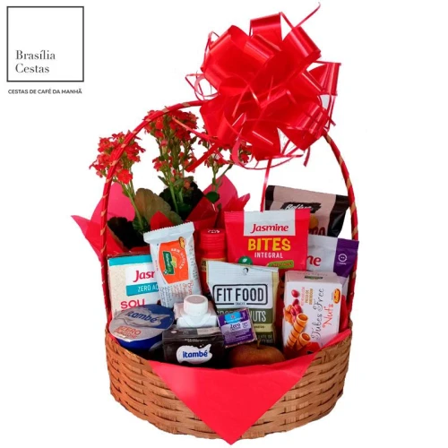 Cesta de Café da Manhã Zero Lactose