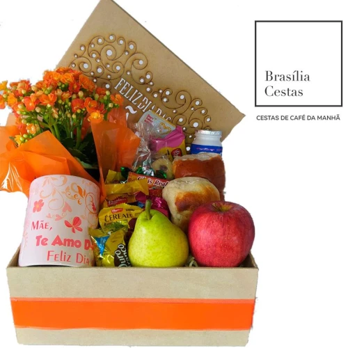 Cesta de Presente Dia das Mães com Caneca Temática